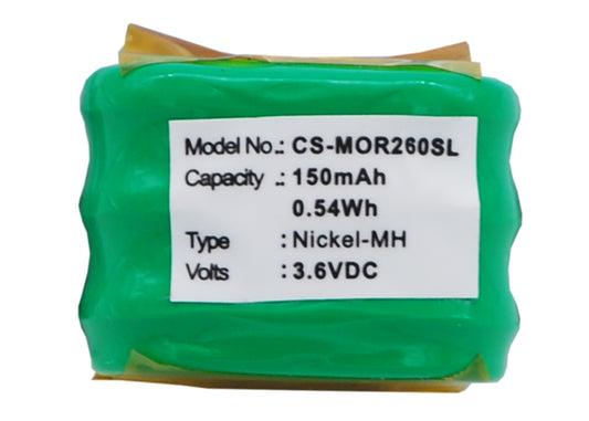 3.6V 150mAh/0.54Wh Ni-MH PLC Battery for Motorola