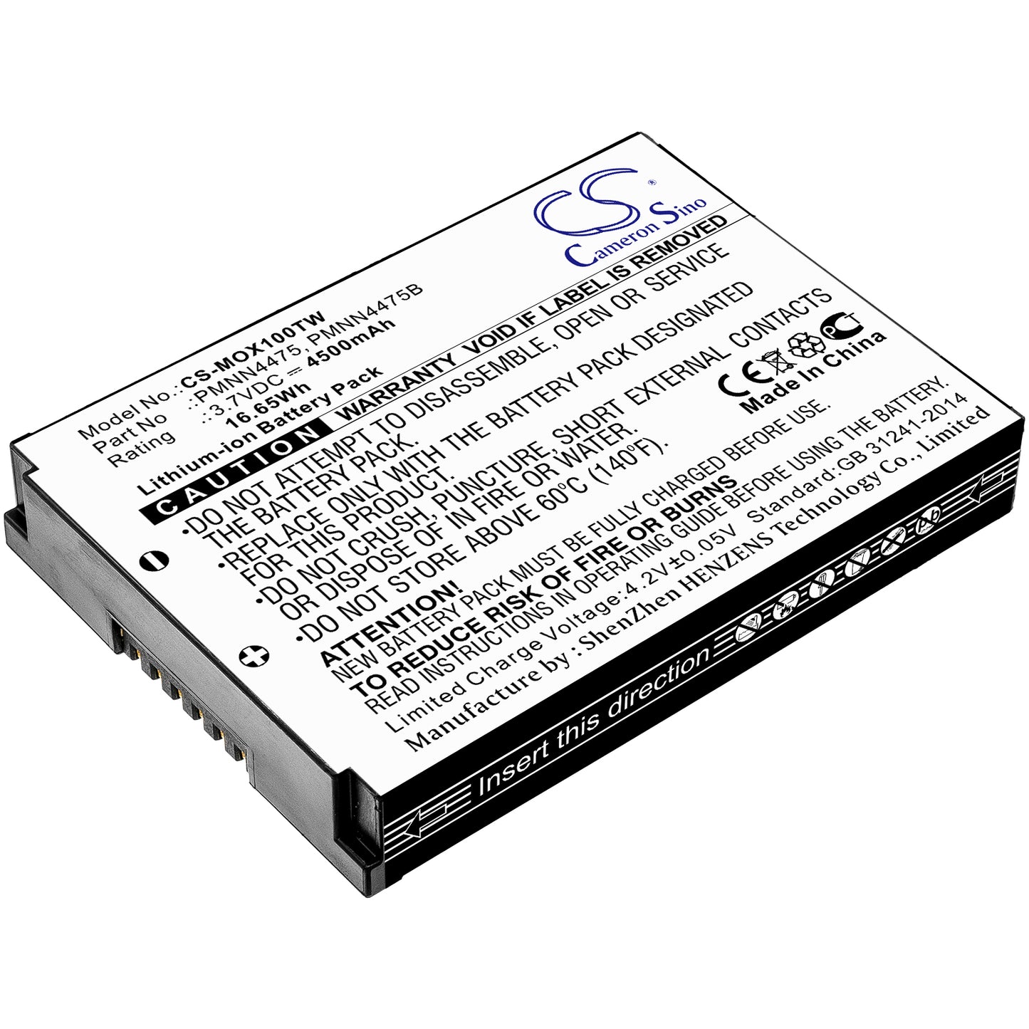 CS-MOX100TW Replacement Battery – Compatible with L10i, L10ig, L10ig LTE, LEX L10