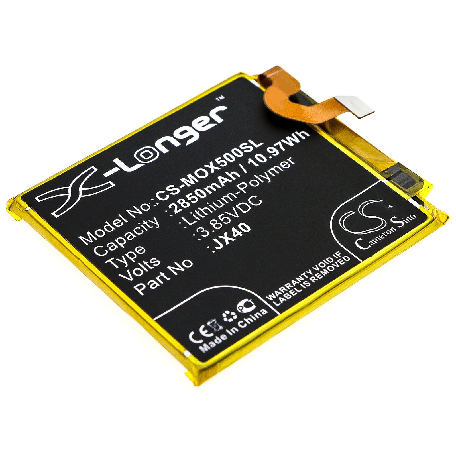 CS-MOX500SL Replacement Battery – Compatible with Moto X5
