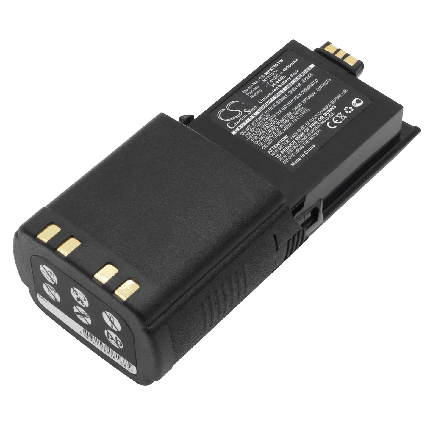 7.4V 4600mAh/34.04Wh Li-ion Two-Way Radio Battery for Motorola