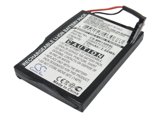 3.7V 720mAh/2.66Wh Li-ion GPS/Navigator Battery for Magellan