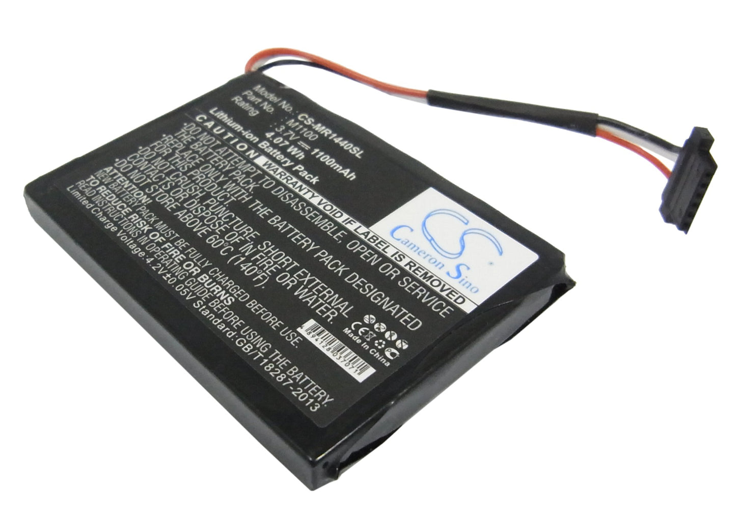 3.7V 1100mAh/4.07Wh Li-ion GPS/Navigator Battery for Magellan