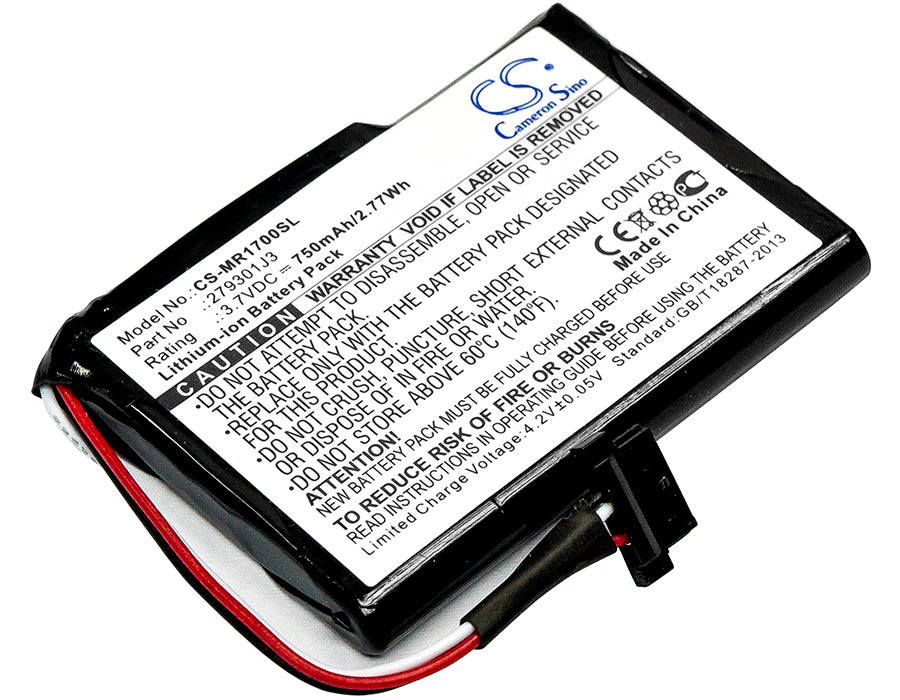 3.7V 750mAh Li-ion GPS/Navigator Battery for Magellan