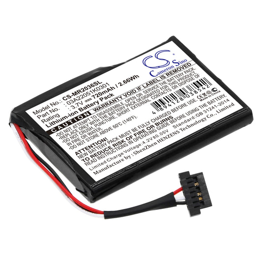 3.7V 720mAh Li-ion GPS/Navigator Battery for Magellan
