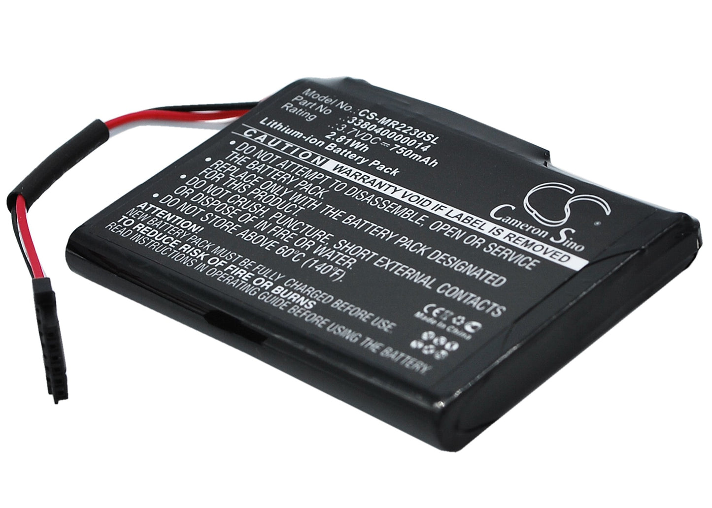 3.7V 750mAh/2.78Wh Li-ion GPS/Navigator Battery for Magellan