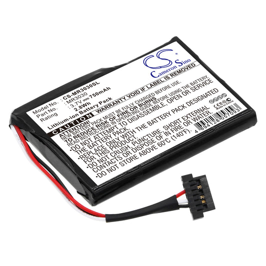 3.7V 750mAh Replacement Battery for MAGELLAN MR3030 RoadMate 3030