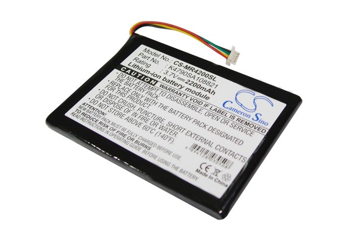 3.7V 2200mAh Li-ion GPS/Navigator Battery for Magellan