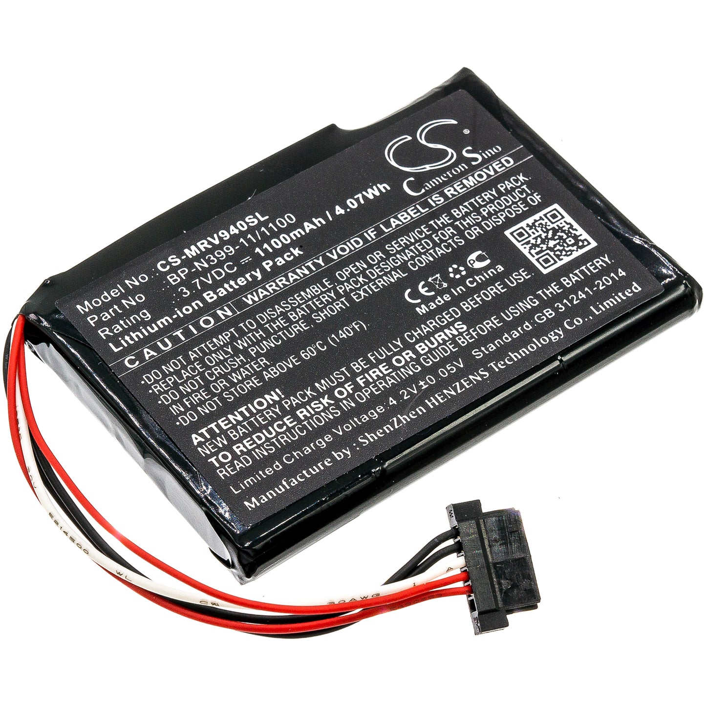 CS-MRV940SL Replacement Battery – Compatible with RoadMate RV 9490T-LMB