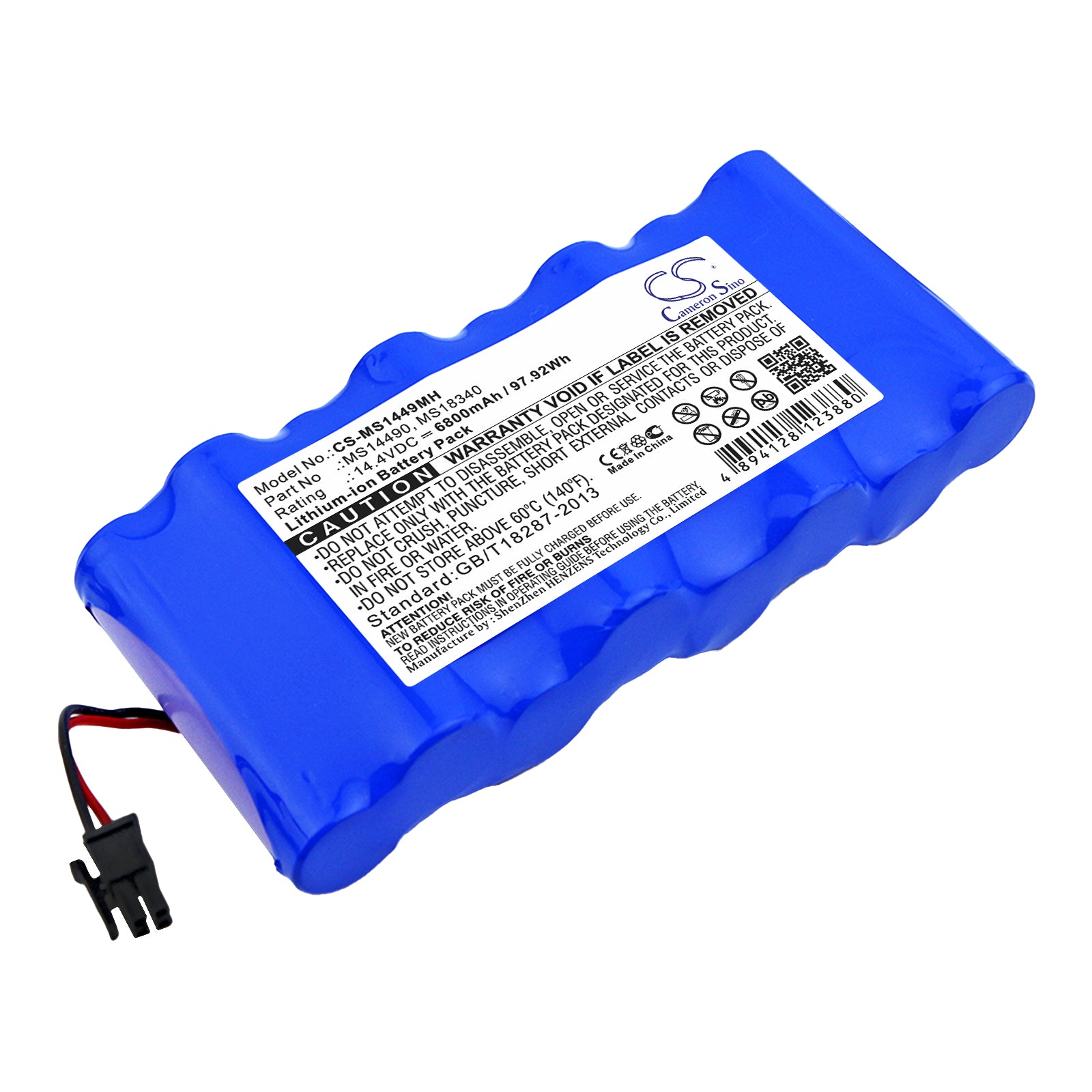CS-MS1449MH Replacement Battery – Compatible with Dinamap Plus 8710, Dinamap Plus 8720, Dinamap Plus 8725