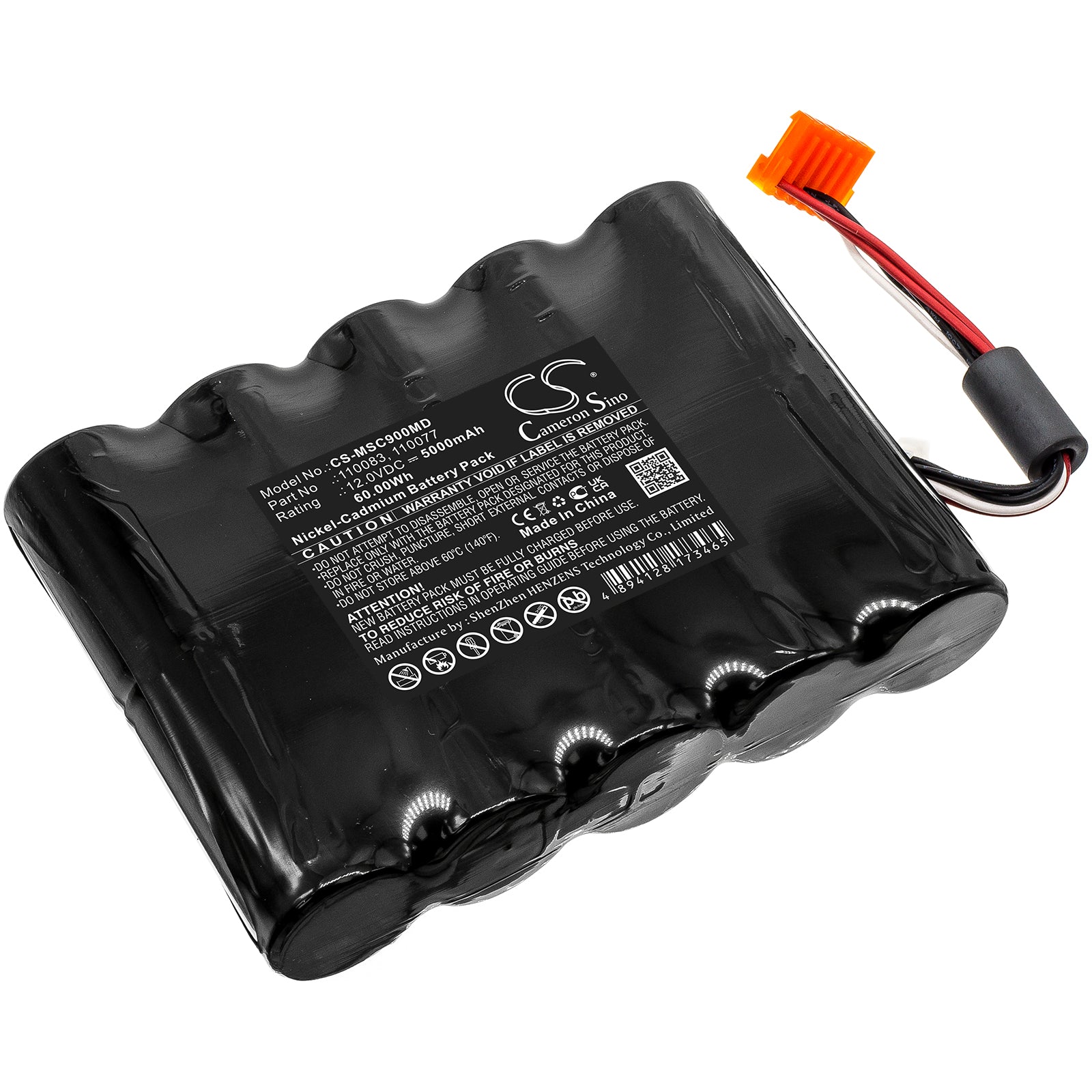 CS-MSC900MD Replacement Battery – Compatible with Monitor SC7000, Monitor SC7000 (EXTERN), Monitor SC9000, Monitor SC9000 (EXTERN), SC7000 Physiologic Monitor, SC9000 Physiologic Monitor