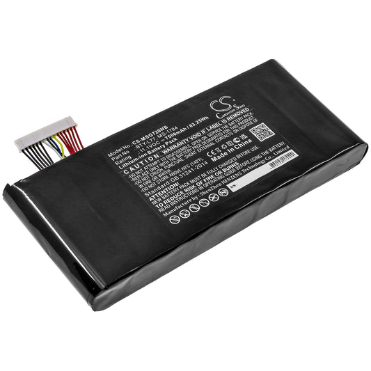 CS-MSG720NB Replacement Battery – Compatible with 2QE-212CN, 9S7-178541-462, GT72 2PC DOMINATOR, GT72 2PE DOMINATOR PRO, GT72 2PE-009US, GT72 2PE-012AU, GT72 2PE-014US, GT72 2PE-020CZ, GT72 2PE-021CZ, GT72 2PE-031BE, GT72 2PE-049TR, GT72 2PE-069ES, GT72 2PE16H11BW, GT72 2QD DOMINATOR, GT72 2QD Dominator G, GT72 2QD-005XCN, GT72 2QD-097CZ, GT72 2QD16SR21BW, GT72 2QD16SR21BW(001781-SKU12), GT72 2QD16SR21BW(001781-SKU22), GT72 2QD-205AU, GT72 2QD-221UK, GT72 2QD-223UK, GT72 2QD-228UK, GT72