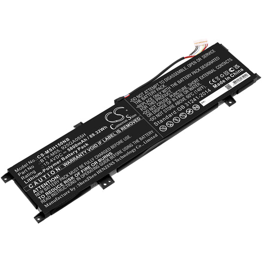 CS-MSH150NB Replacement Battery – Compatible with Alpha 15 A3DDK, Alpha 15 A4DEK, Alpha 15 B5EEK, Alpha 15 B5Ex