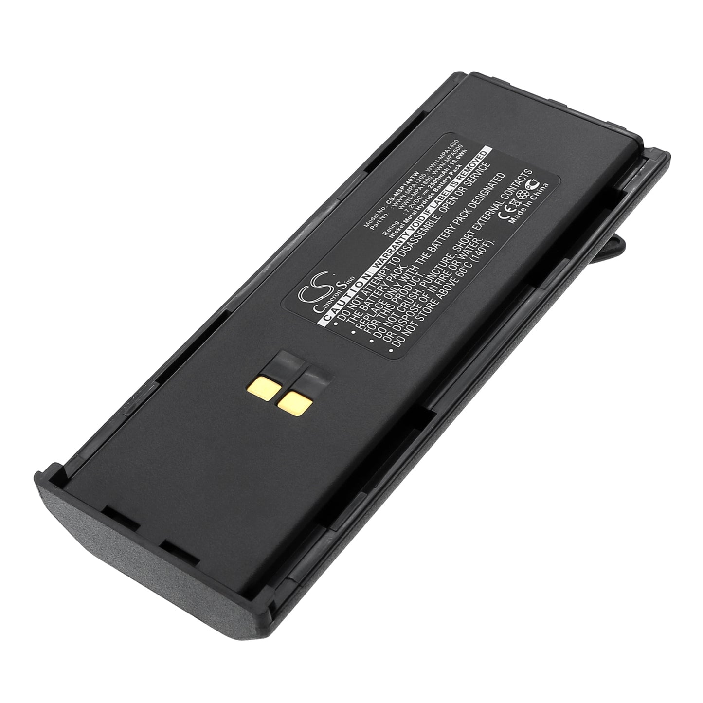 7.2V 2500mAh/18.0Wh Ni-MH Two-Way Radio Battery for Maxon