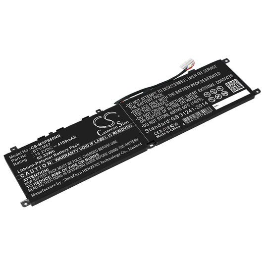 CS-MSP660NB Replacement Battery – Compatible with GP66, GP76, Leopard 10UG