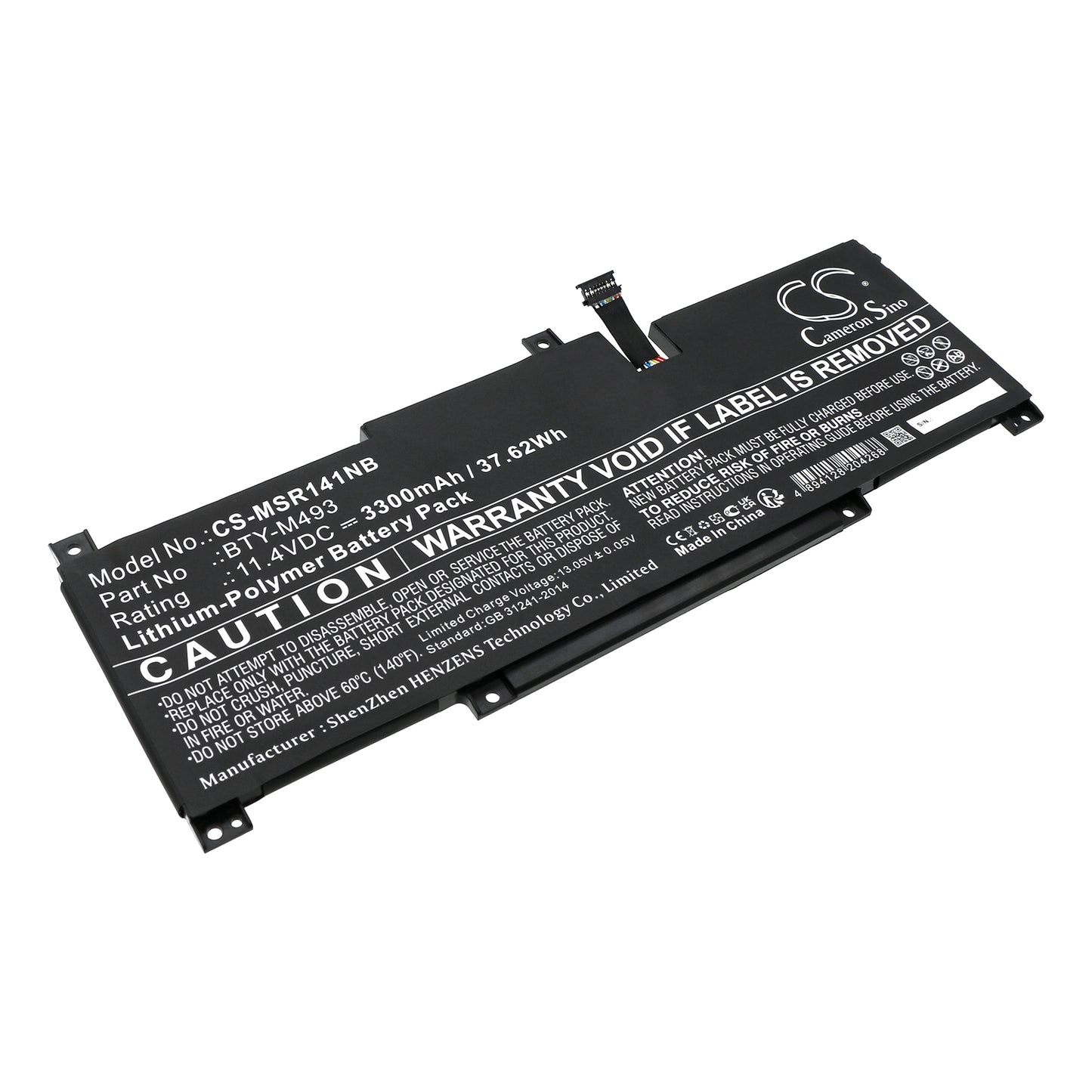 CS-MSR141NB Replacement Battery – Compatible with Modern 14 B11, Modern 14 B11MOU, Modern 14 B11MOU-1004PH, Modern 14 B11MOU-1025, Modern 14 B11MOU-1047SG, Modern 14 B11MOU-1064XES, Modern 14 B11MOU-1071TW, Modern 14 B11MOU-1072TW, Modern 14 B11MOU-1085HK, Modern 14 B11MOU-473IN, Modern 14 B11MOU-477IN, Modern 14 B11MOU-485XES, Modern 14 B11MOU-636RU, Modern 14 B11MOU-637IN, Modern 14 B11MOU-638IN, Modern 14 B11MOU-822ZA, Modern 14 B11MOU-834CA, Modern 14 B11MOU-852VN, Modern 14 B11MOU-861IN,