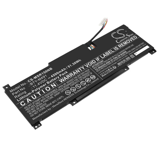 CS-MSR150NB Replacement Battery – Compatible with Modern 15 A10M(MS-1551), Modern 15 A10M-001XFR, Modern 15 A10M-002FR, Modern 15 A10M-004XFR, Modern 15 A10M-005IT, Modern 15 A10M-007VN, Modern 15 A10M-019FR, Modern 15 A10M-023RU, Modern 15 A10M-024RU, Modern 15 A10M-028DE, Modern 15 A10M-058TW, Modern 15 A10M-077FR, Modern 15 A10M-085, Modern 15 A10M-098, Modern 15 A10M-099PH, Modern 15 A10M-208ZA, Modern 15 A10M-213FR, Modern 15 A10M-215XFR, Modern 15 A10M-222PL, Modern 15 A10M-233AU, Modern