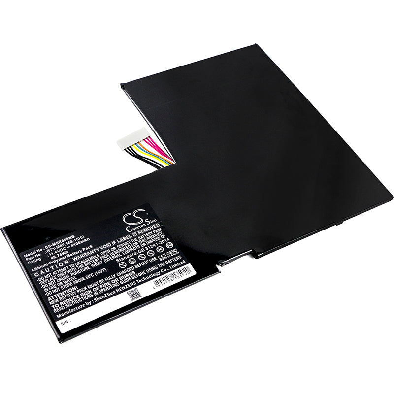 11.4V 4100mAh/46.74Wh Li-Polymer Notebook/Laptop Battery for MSI