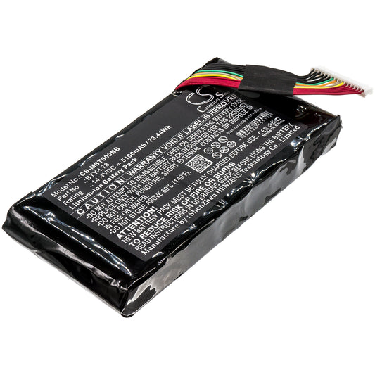 CS-MST800NB Replacement Battery – Compatible with GT62VR, GT62VR 6RD, GT62VR 6RD Dominator, GT62VR 6RD-033CN, GT62VR 6RD-056ES Dominator, GT62VR 6RD-070XES, GT62VR 6RD-093XCN, GT62VR 6RE, GT62VR 6RE Dominator Pro, GT62VR 6RE-016NL, GT62VR 7RD, GT62VR 7RD Dominator, GT62VR 7RE Dominator Pro, GT62VR 7RE-223, GT62VR 7RE-246XES, GT62VR 7RE-261RU, GT62VR 7RE-456XES, GT62VR Dominator Pro-005, GT62VR Dominator Pro-238, GT62VR-6RD, GT62VR-6RDAC16H11, GT62VR-6RE, GT62VR-6RE-022UK, GT62VR-6RE16H21,