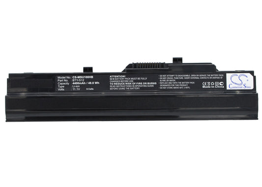 11.1V 4400mAh Li-ion Notebook/Laptop Battery for Advent
