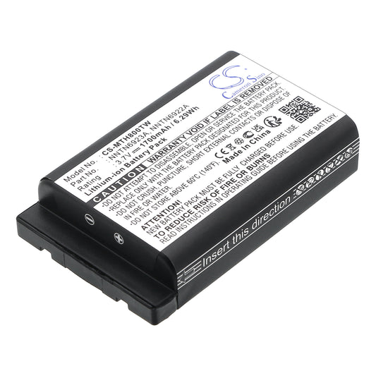 3.7V 1700mAh/6.29Wh Li-ion Two-Way Radio Battery for Motorola