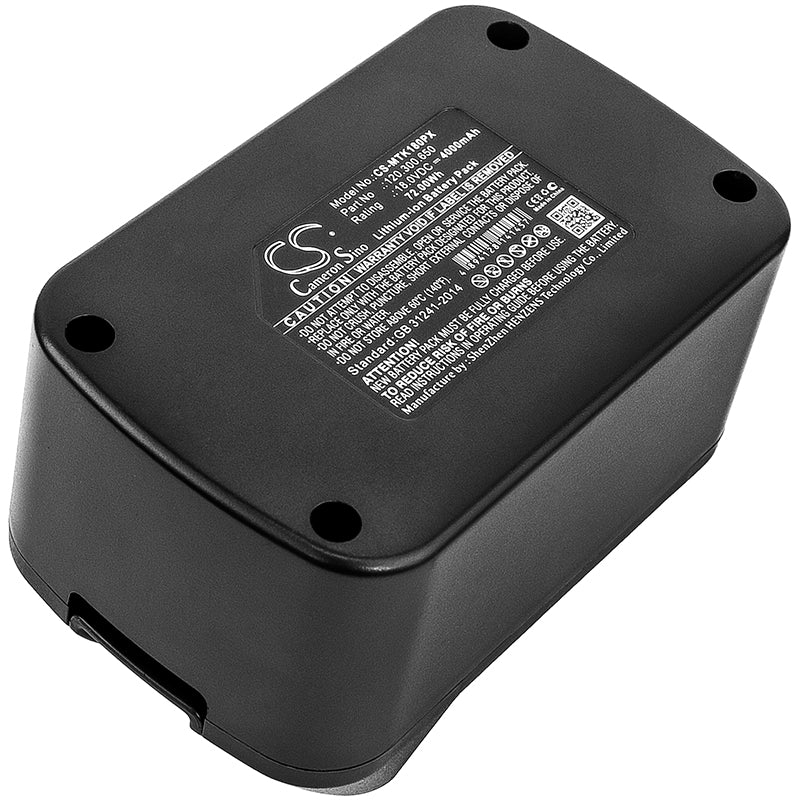 18V 4000mAh/72.00Wh Li-ion Power Tools Battery for MATRIX