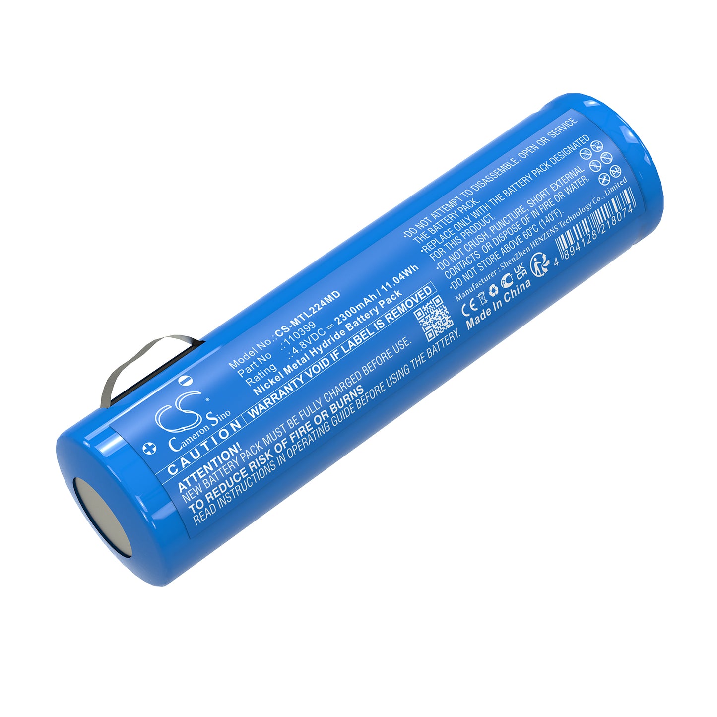 CS-MTL224MD Replacement Battery – Compatible with 22-4501, 22-4505, 22-4515, Ophthalmoscope