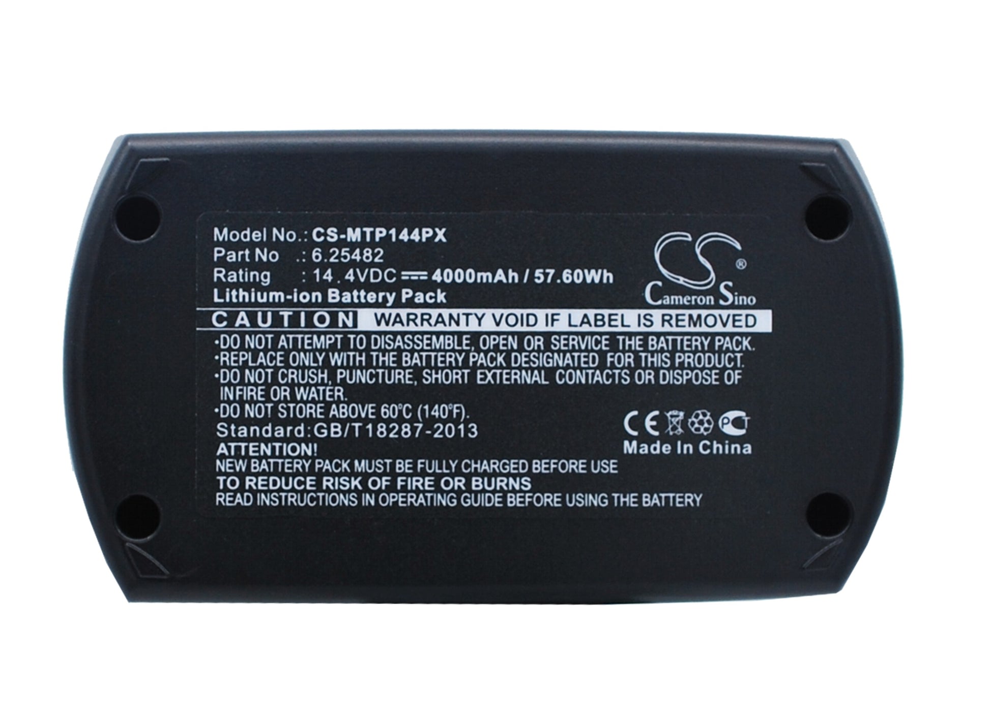 14.4V 4000mAh/57.60Wh Li-ion Power Tools Battery for Metabo
