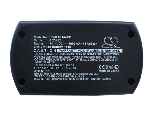 14.4V 4000mAh/57.60Wh Li-ion Power Tools Battery for Metabo