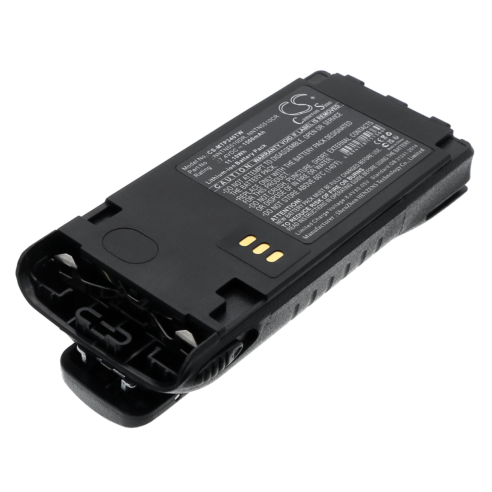 CS-MTP340TW Replacement Battery – Compatible with GP329 EX, GP340 ATEX, GP340 Ex, GP380 ATEX, GP380 Ex, GP580 Ex, GP680 Ex