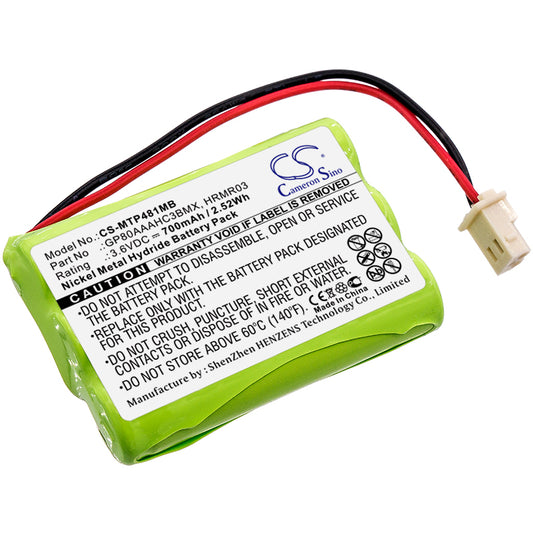 3.6V 700mAh/2.52Wh Ni-MH BabyPhone Battery for Motorola