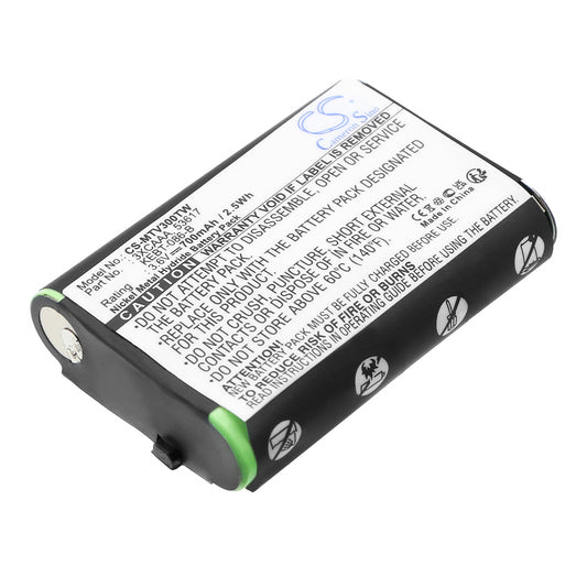 3.6V 700mAh/2.52Wh Ni-MH Two-Way Radio Battery for Motorola