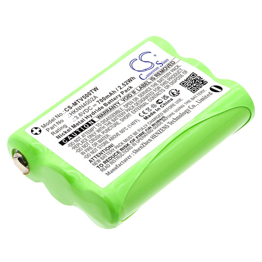 3.6V 700mAh/2.52Wh Ni-MH Two-Way Radio Battery for Motorola