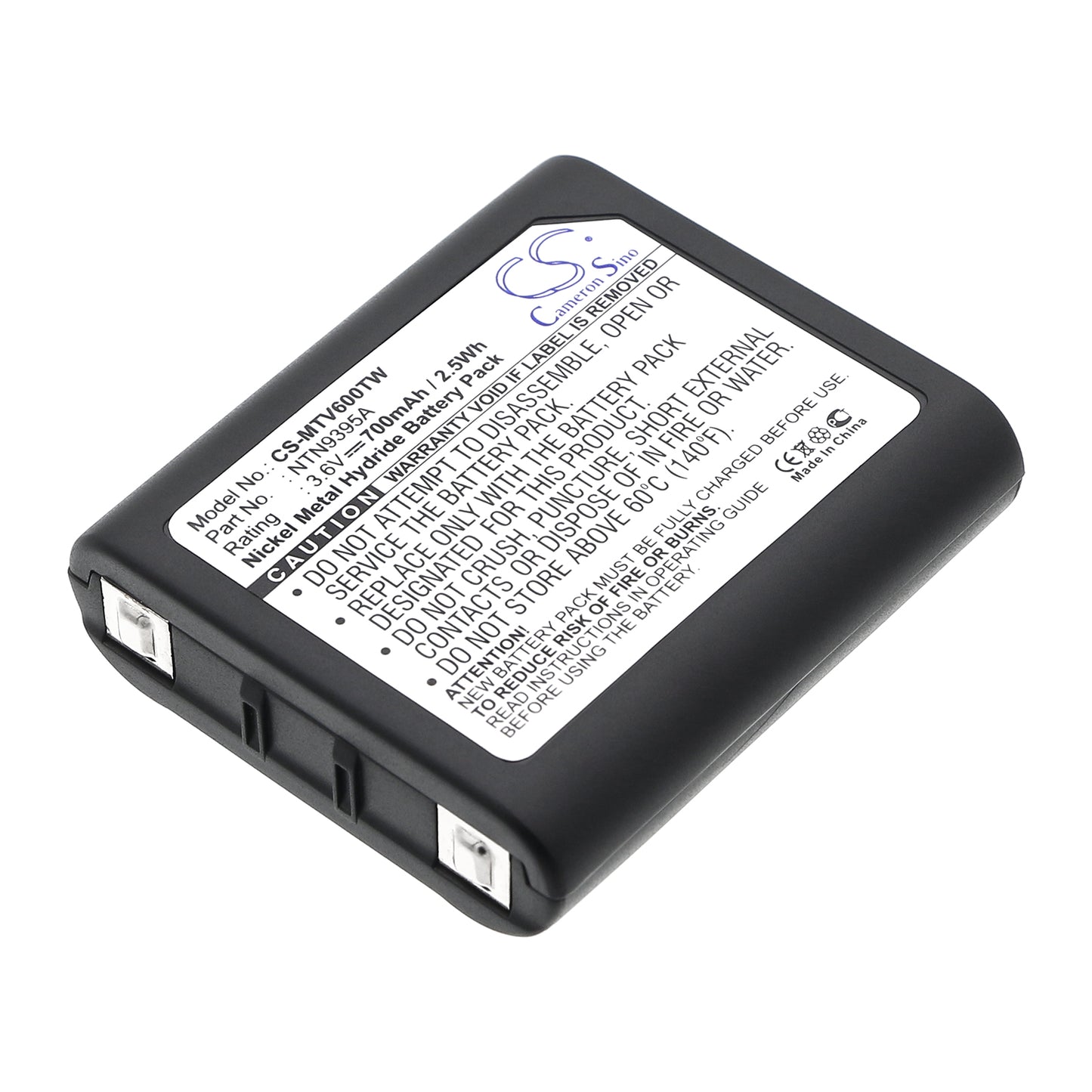 3.6V 700mAh Ni-MH Two-Way Radio Battery for Motorola