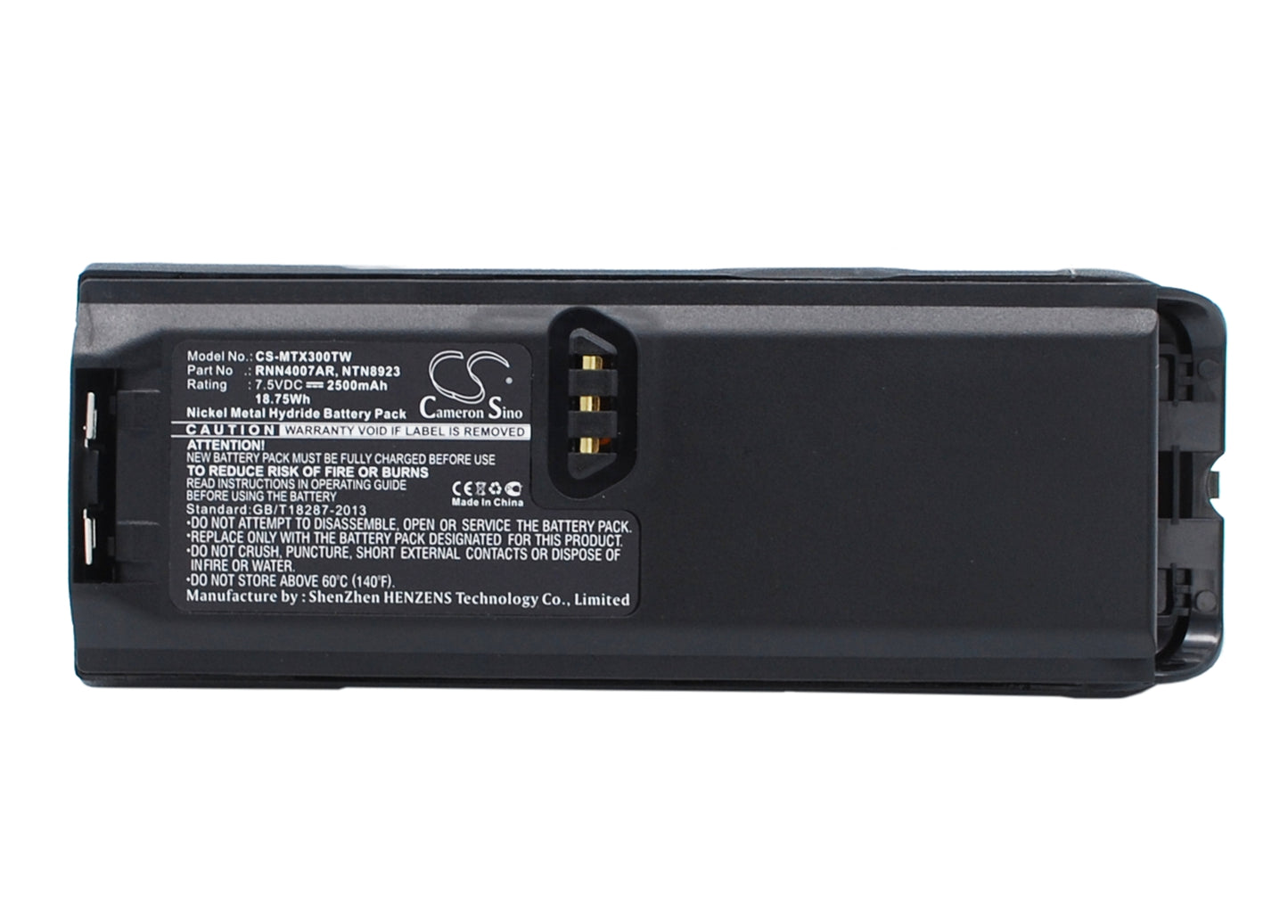 7.5V 2500mAh/18.75Wh Ni-MH Two-Way Radio Battery for Motorola