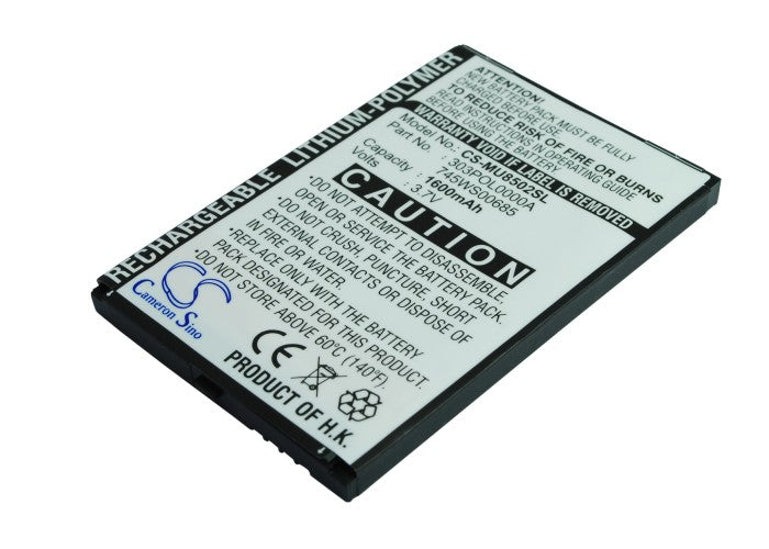 3.7V 1600mAh/5.92Wh Li-Polymer Mobile/SmartPhone Battery for i-mate
