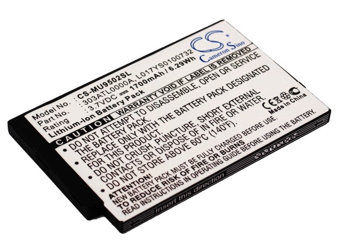 3.7V 1700mAh/6.29Wh Li-Polymer Mobile/SmartPhone Battery for i-mate