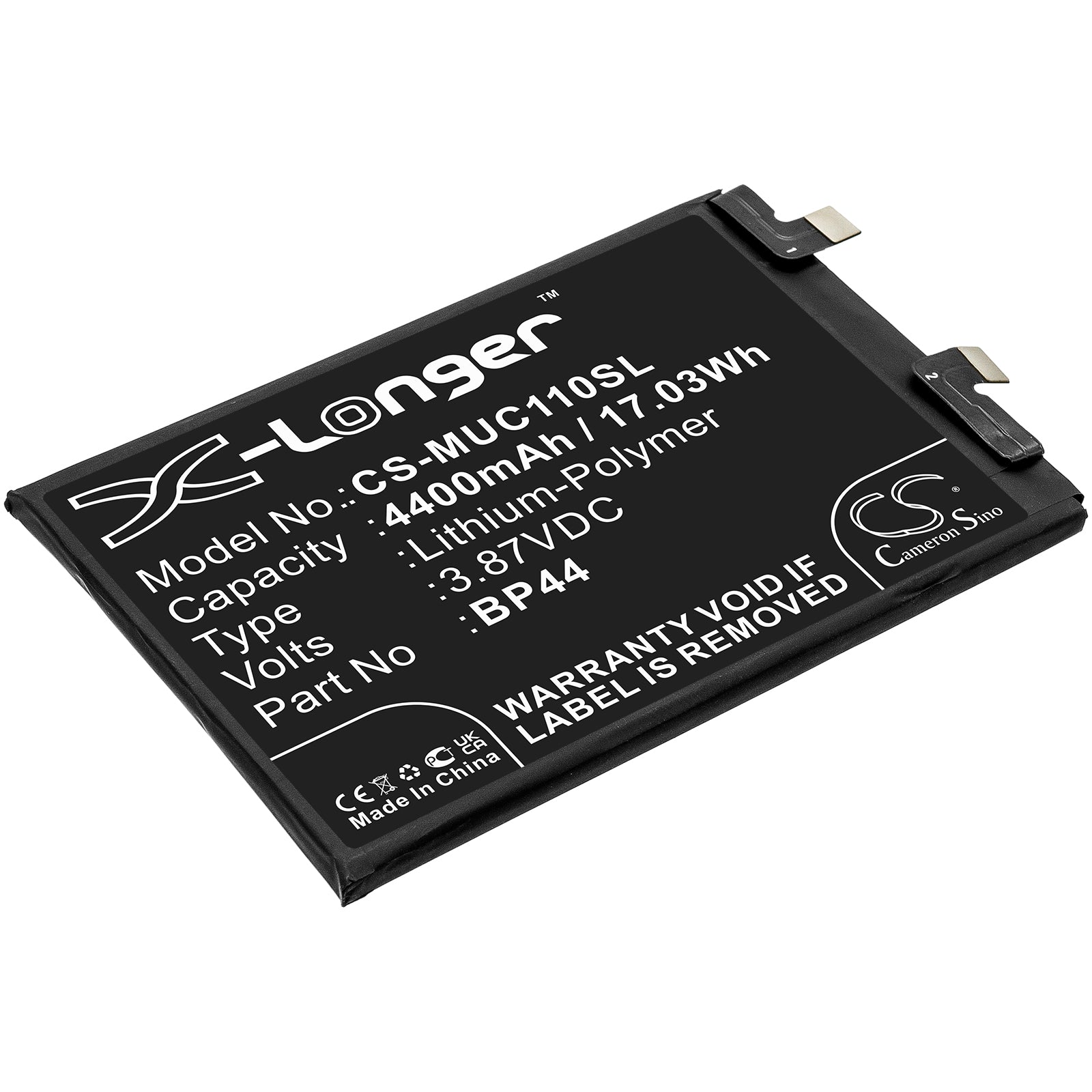 CS-MUC110SL Replacement Battery – Compatible with CC11, Civi 5G