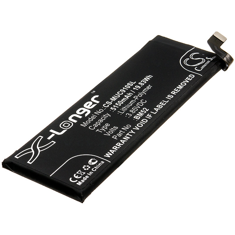 CS-MUC910SL Replacement Battery – Compatible with CC9 Pro, M1910F4E, M1910F4G, M1910F4S, Mi CC9e Pro, Mi Note 10 Pro