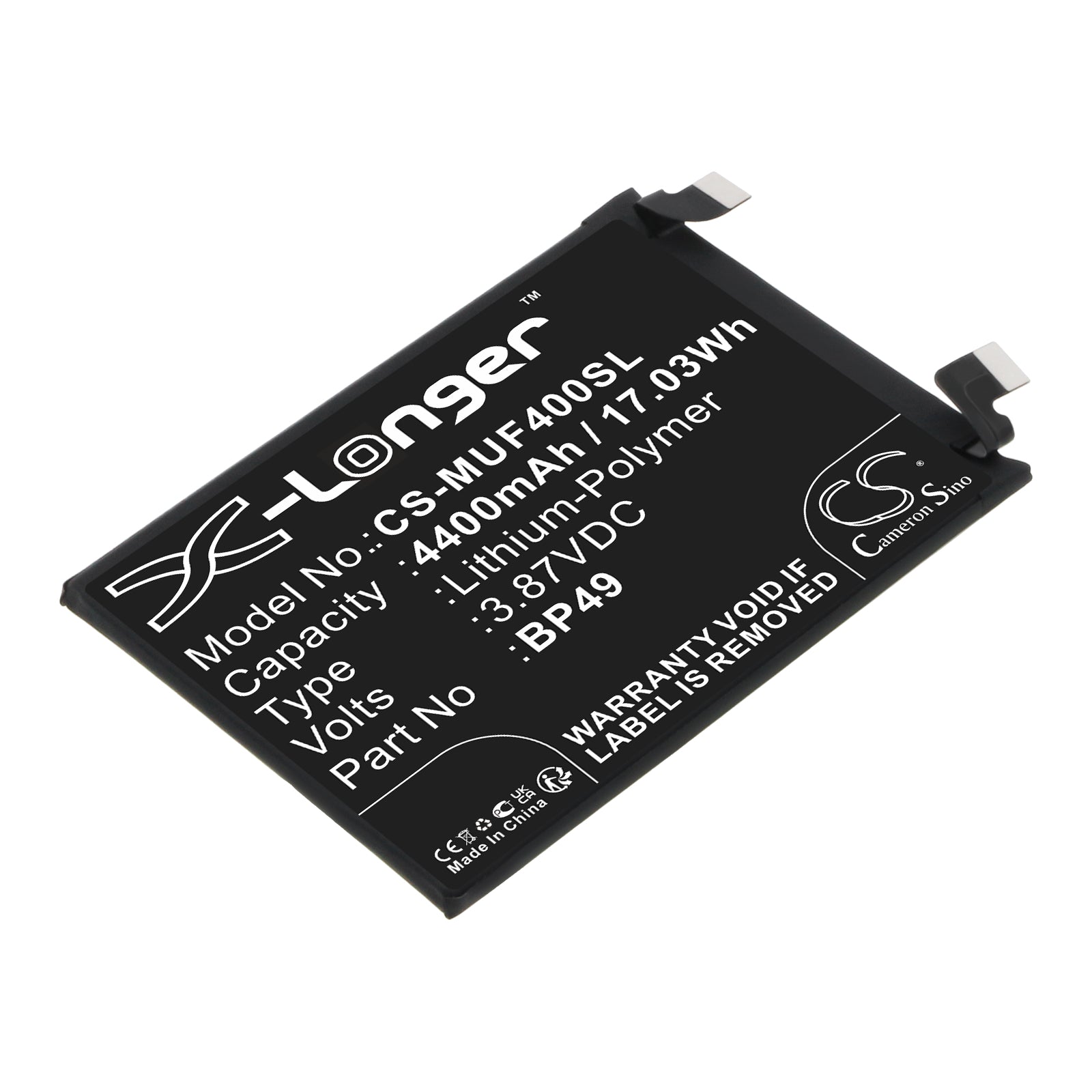 CS-MUF400SL Replacement Battery – Compatible with 22021211RG, 22021211RI, F4 5G