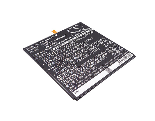 3.8V 6500mAh/24.70Wh Li-Polymer Tablet Battery for Xiaomi