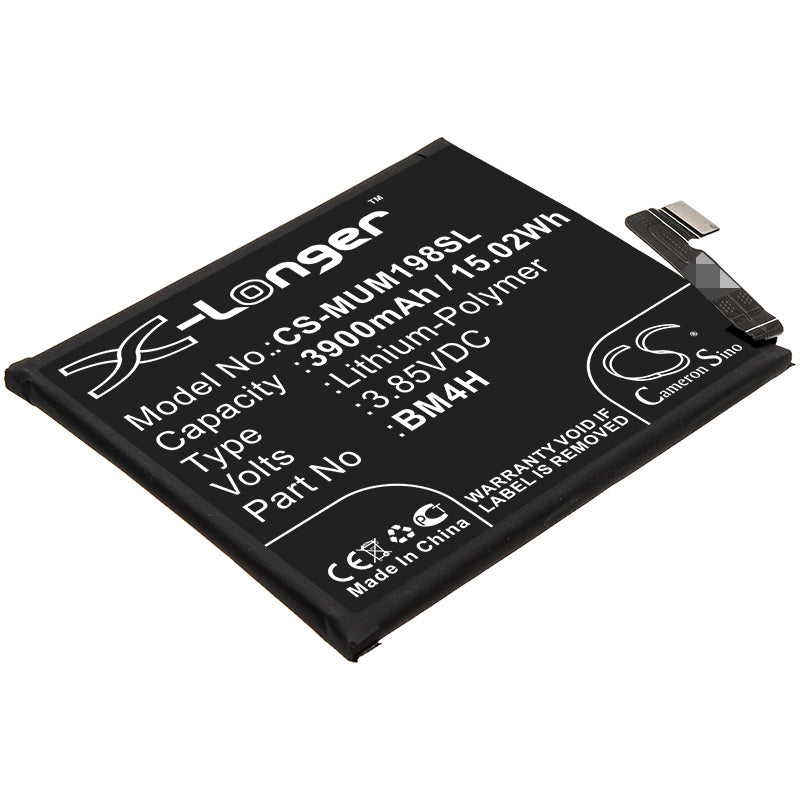 CS-MUM198SL Replacement Battery – Compatible with 9 Pro 5G, M1908F1XE