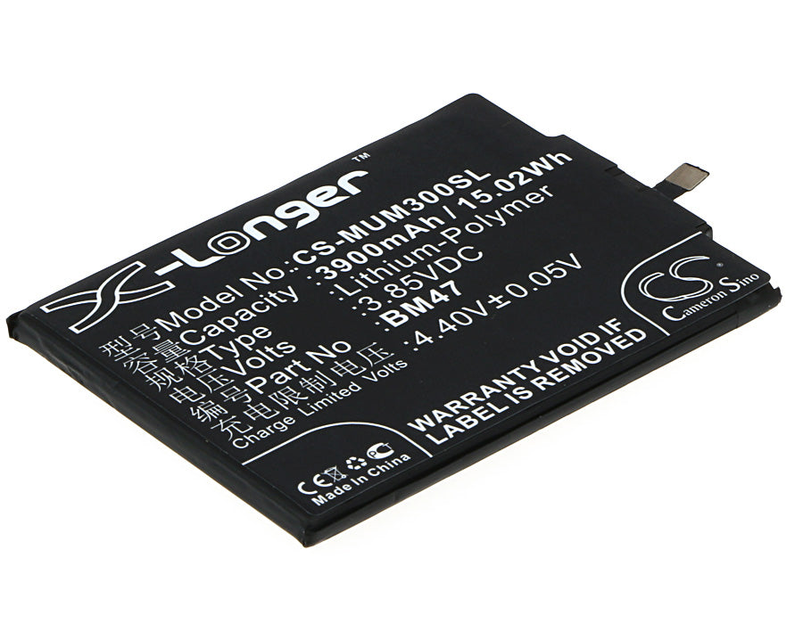 3.85V 3900mAh/15.02Wh Li-Polymer Mobile/SmartPhone Battery for Xiaomi
