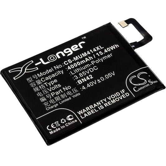 3.85V 4000mAh/15.40Wh Li-Polymer Mobile/SmartPhone Battery for Redmi
