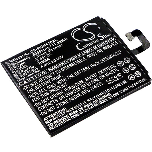 3.85V 3000mAh/11.55Wh Li-Polymer Mobile/SmartPhone Battery for Xiaomi