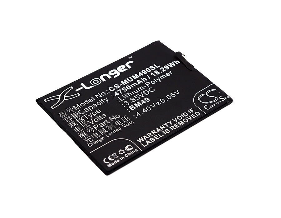 3.85V 4750mAh/18.29Wh Li-Polymer Mobile/SmartPhone Battery for Xiaomi