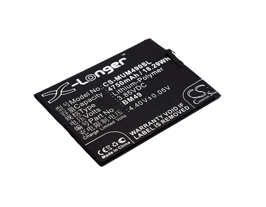 3.85V 4750mAh/18.29Wh Li-Polymer Mobile/SmartPhone Battery for Xiaomi