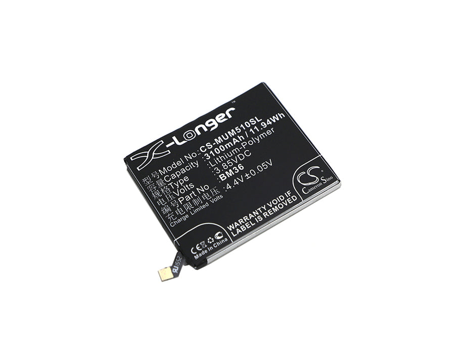 3.85V 3100mAh/11.94Wh Li-Polymer Mobile/SmartPhone Battery for Xiaomi