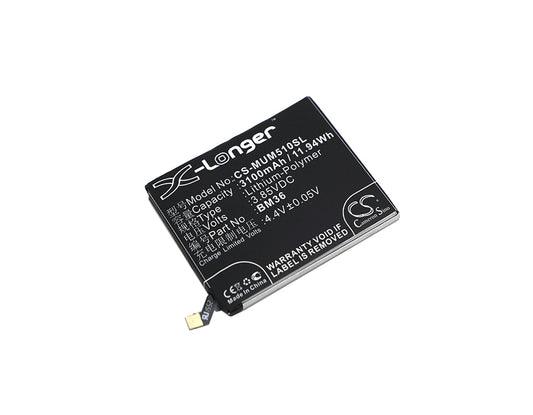 3.85V 3100mAh/11.94Wh Li-Polymer Mobile/SmartPhone Battery for Xiaomi