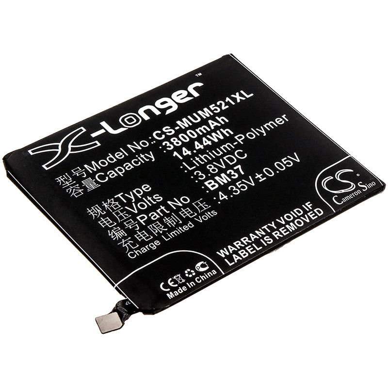 3.8V 3800mAh/14.44Wh Li-Polymer Mobile/SmartPhone Battery for Xiaomi
