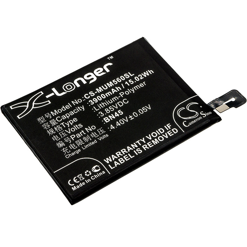 3.85V 3900mAh/15.02Wh Li-Polymer Mobile/SmartPhone Battery for Redmi